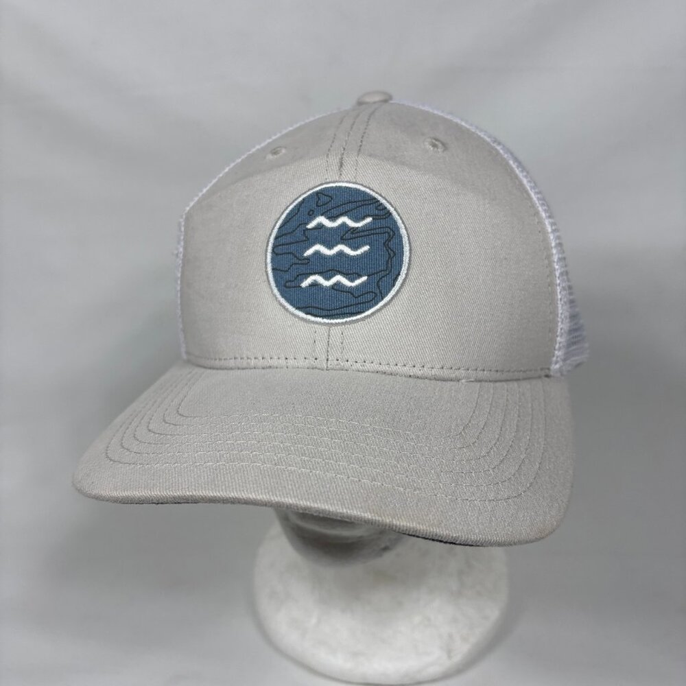 Free Fly Outdoor Fishing Beige Mesh Back Snapback Trucker Cap Hat